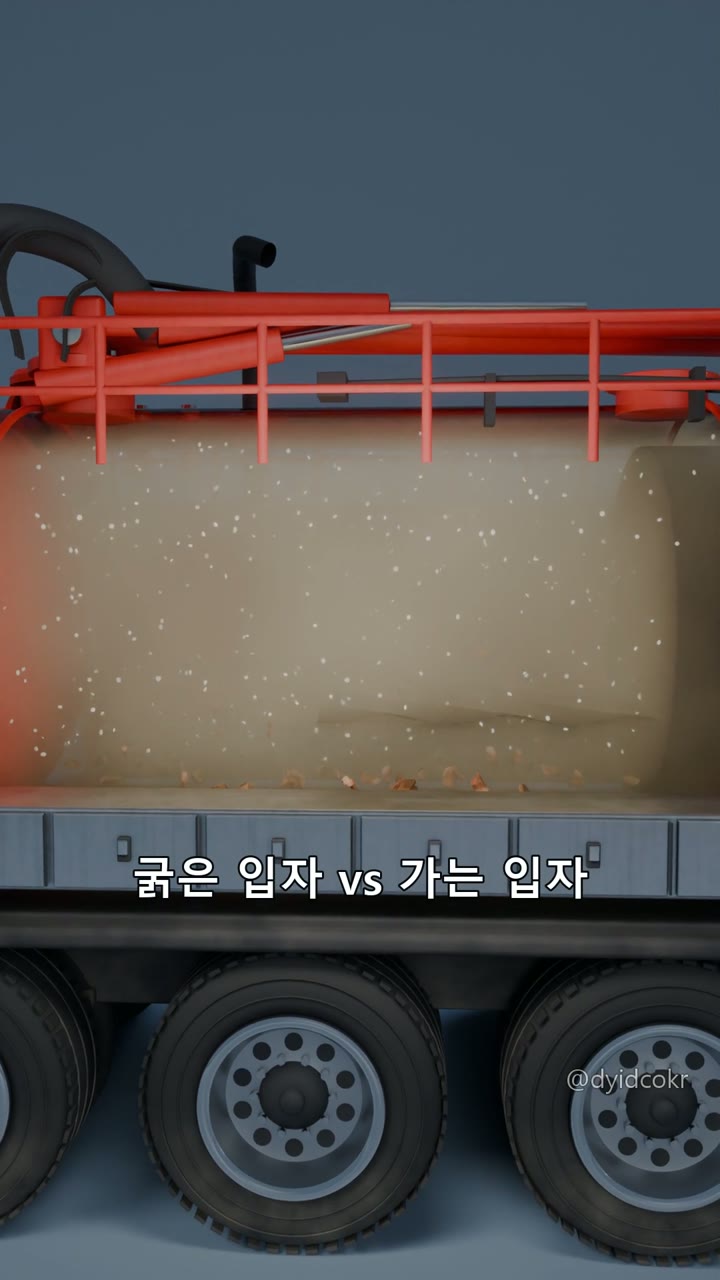 굵은 입자 vs 가는 입자